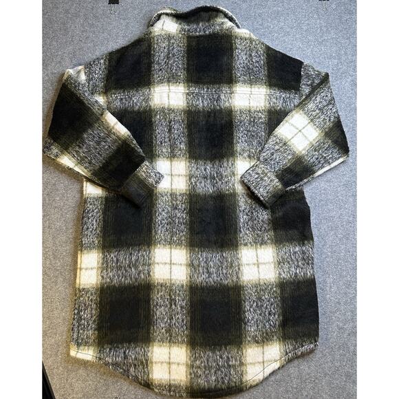 NWT Steve Madden Flannel Womens Extra XXL Brown Black Plaid Soft Ladies - Picture 2 of 10